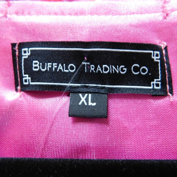 Bubble Leopard Blouse Pink BUFFALO TRADING CO. Short Sleeves Womens X Large - Picture 3 of 8
